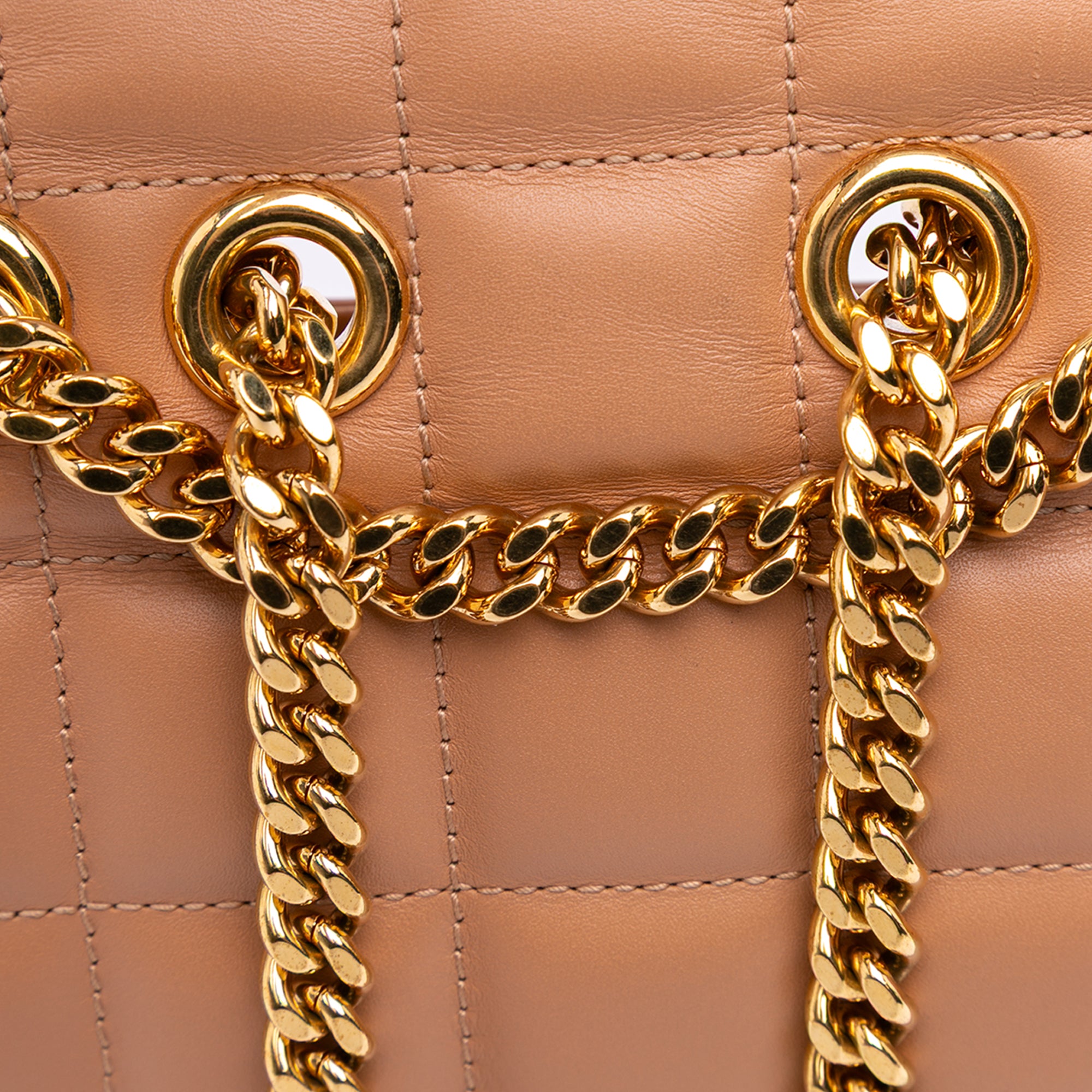 Mini Leather Deco Chain Shoulder Bag