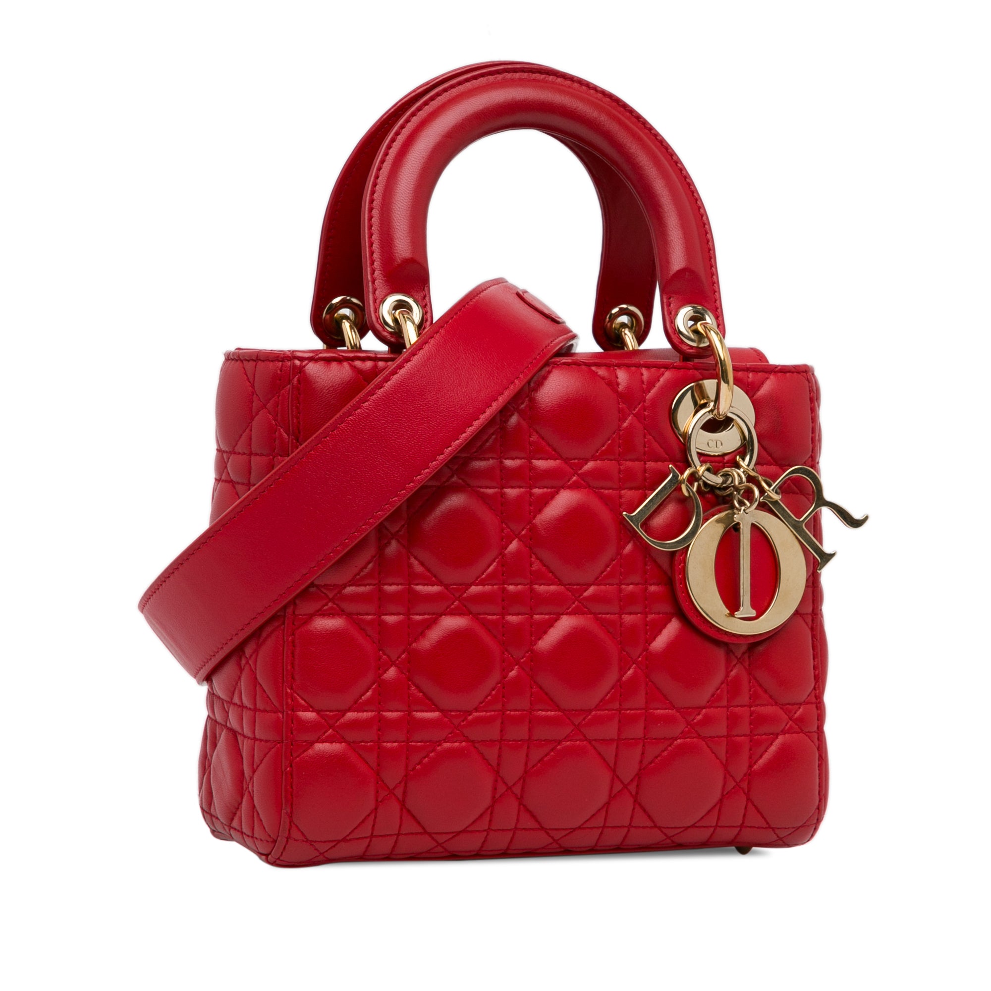 Small Lambskin Cannage Lucky Badges My Lady Dior_1