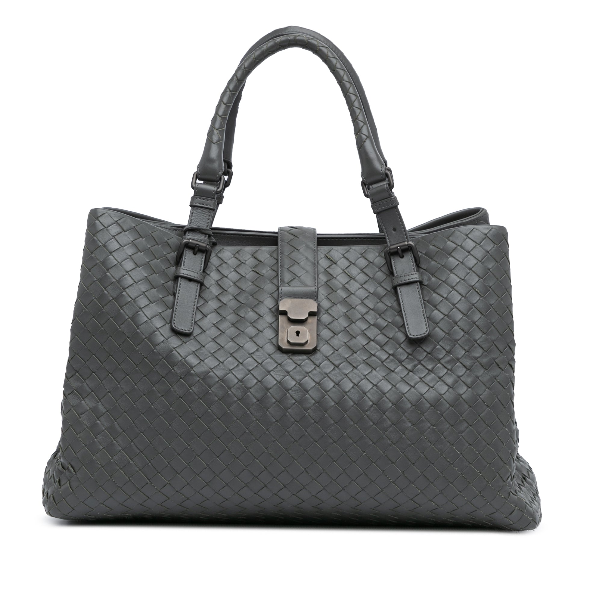 Large Nappa Intrecciato Roma Tote