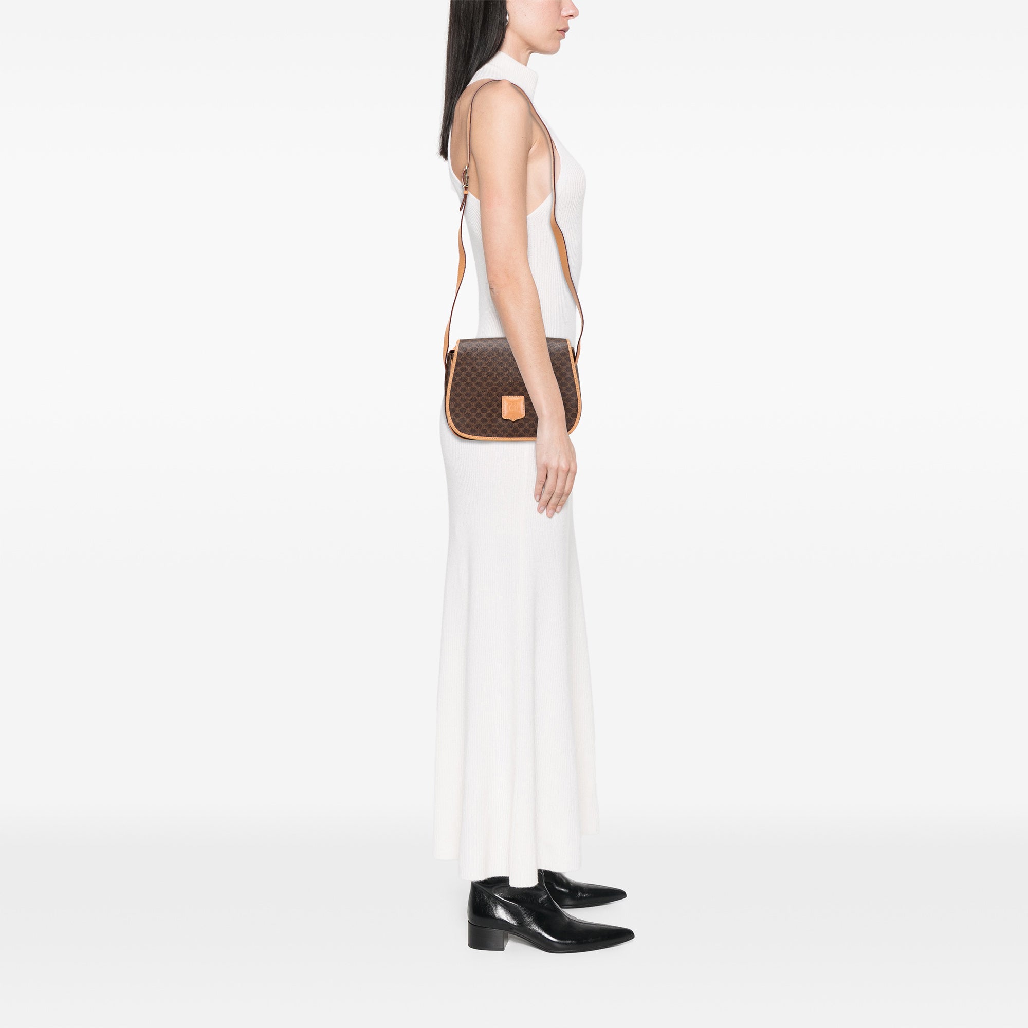 Macadam Coated Canvas Crossbody