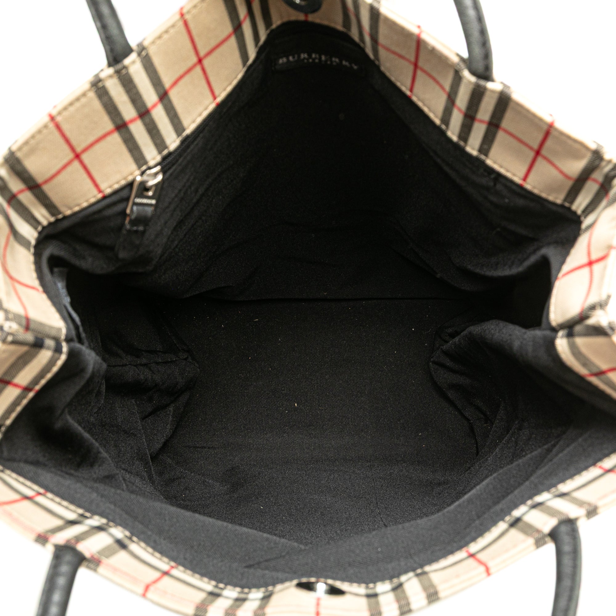 House Check Canvas Tote