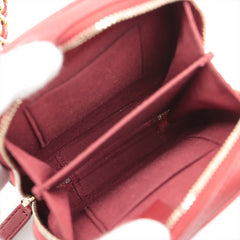 CC Quilted Lambskin Zip Phone Case