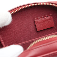 CC Quilted Lambskin Zip Phone Case