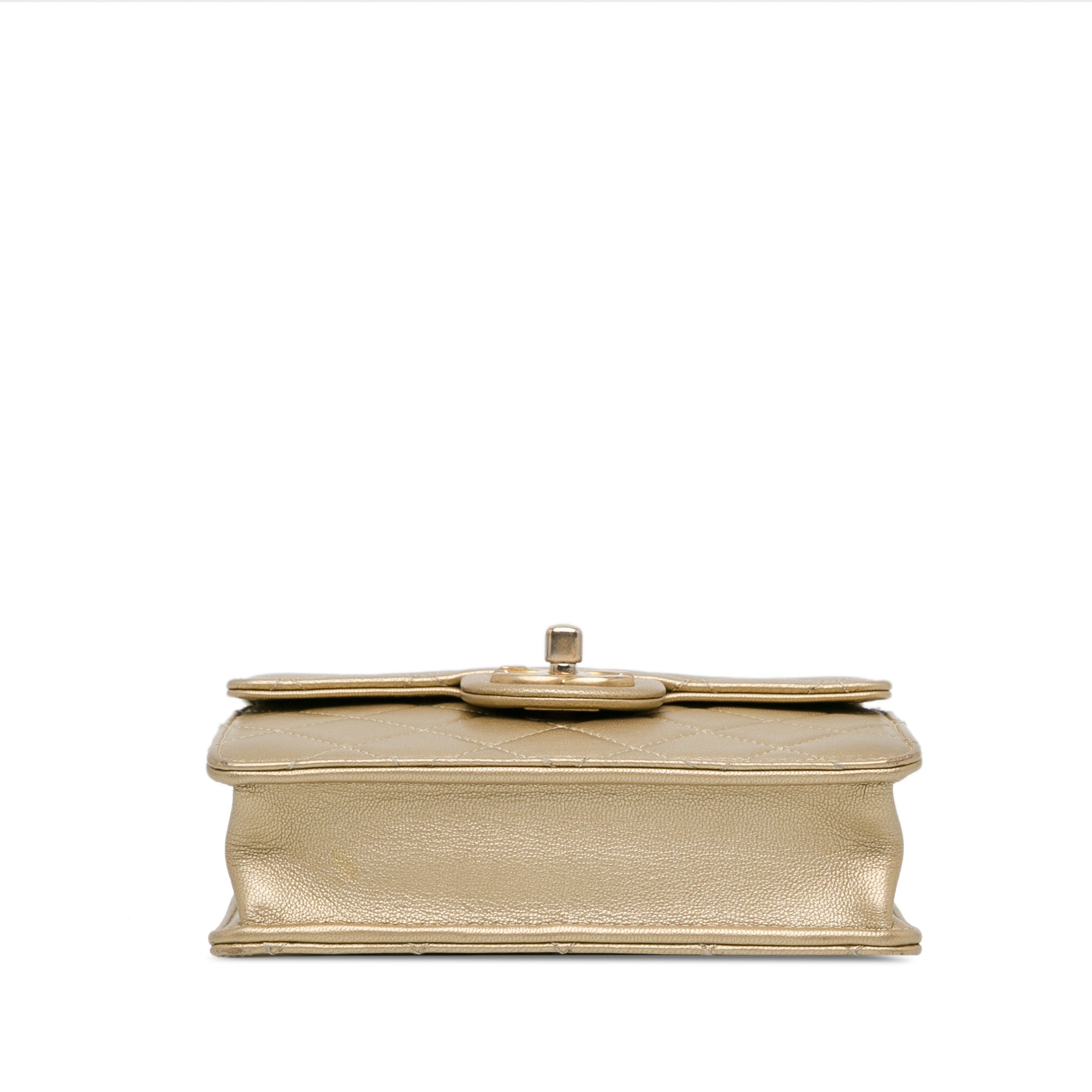 Small Lambskin Chic Pearls Flap