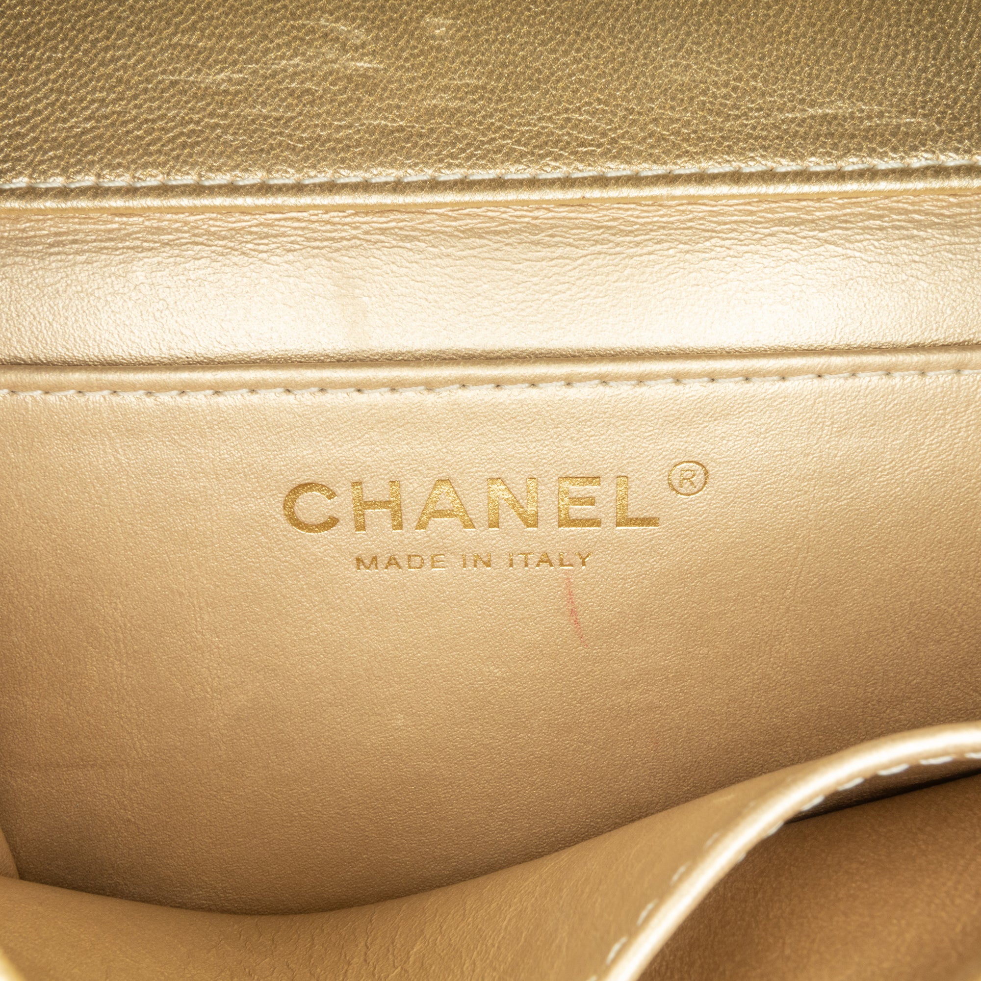 Small Lambskin Chic Pearls Flap
