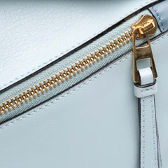 Medium Tricolor Calfskin Puzzle Satchel