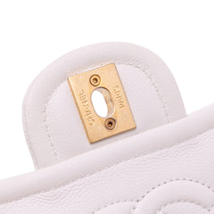Mini Quilted Caviar Sweet Classic Flap