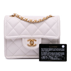 Mini Quilted Caviar Sweet Classic Flap