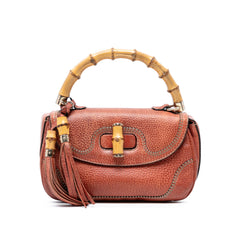 Medium Leather New Bamboo Satchel