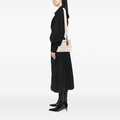 Medium Calfskin Cannage Studded Supple Lady Dior