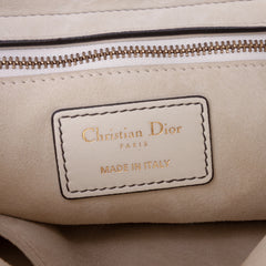 Medium Calfskin Cannage Studded Supple Lady Dior