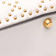 Medium Calfskin Cannage Studded Supple Lady Dior