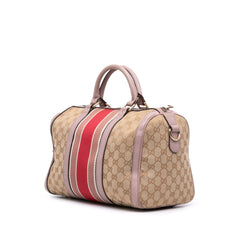 GG Canvas Web Joy Boston Bag