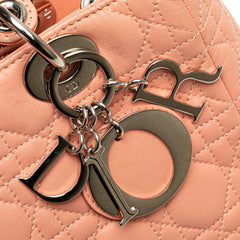 Medium Lambskin Cannage Lady Dior