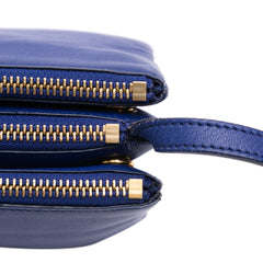 Small Lambskin Trio Crossbody