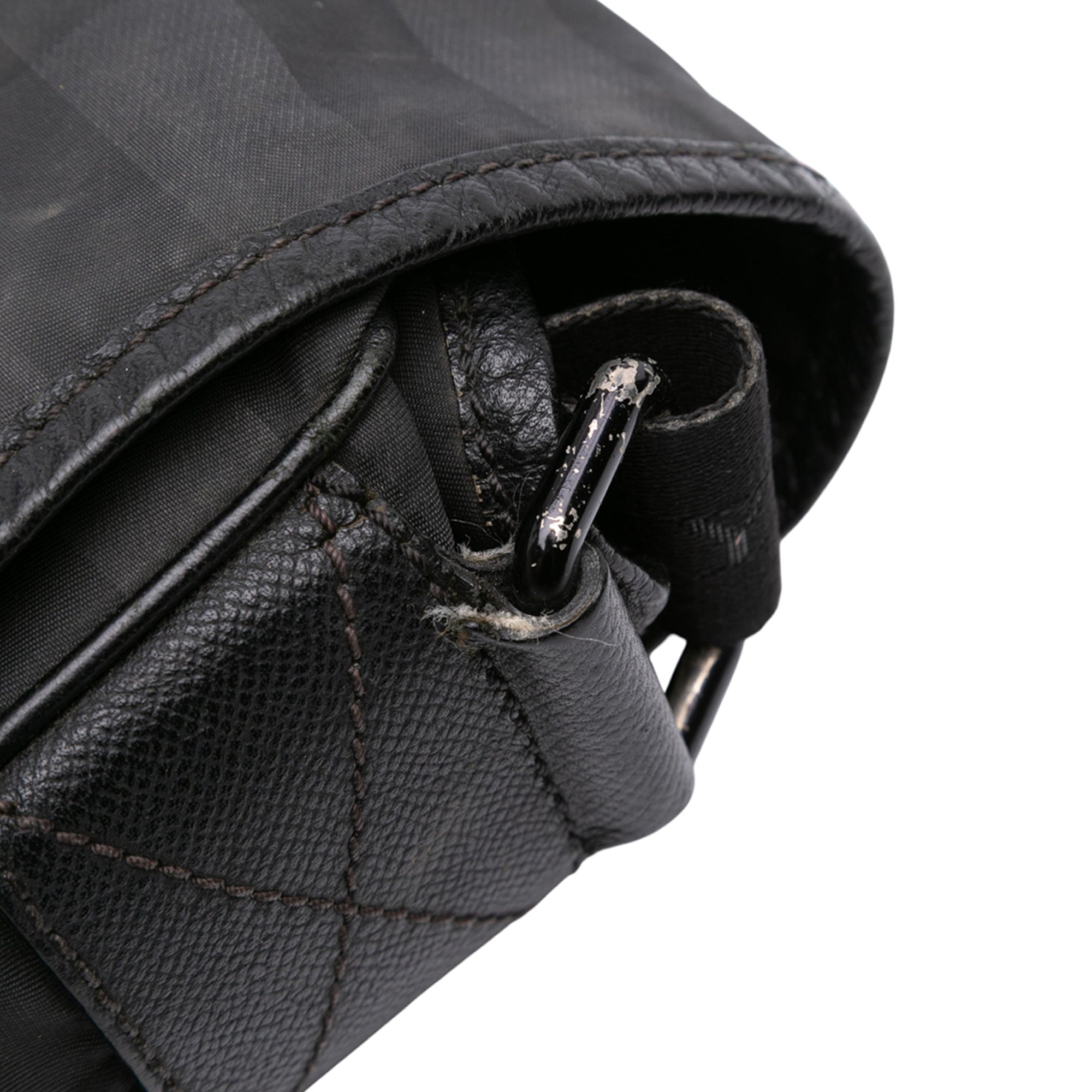 Smoke Check Nylon Elgin Messenger Bag