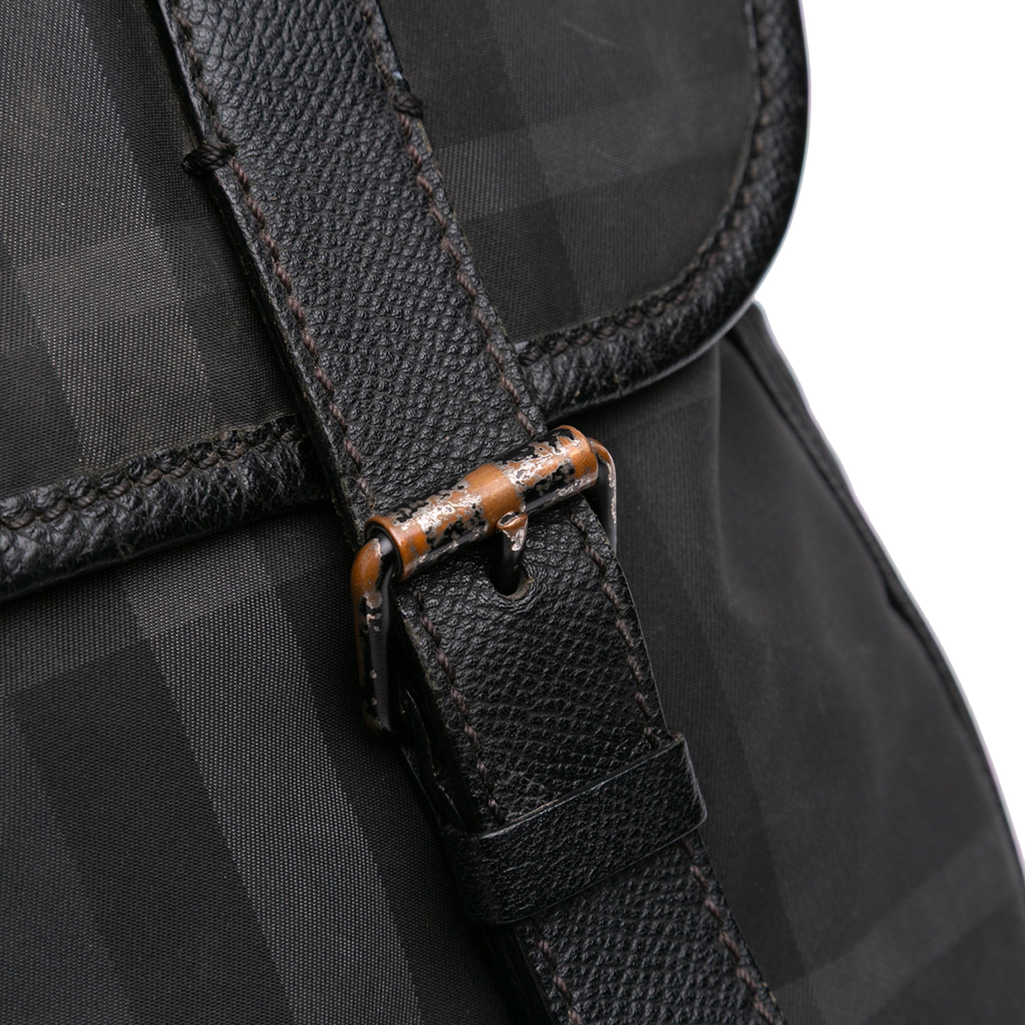 Smoke Check Nylon Elgin Messenger Bag