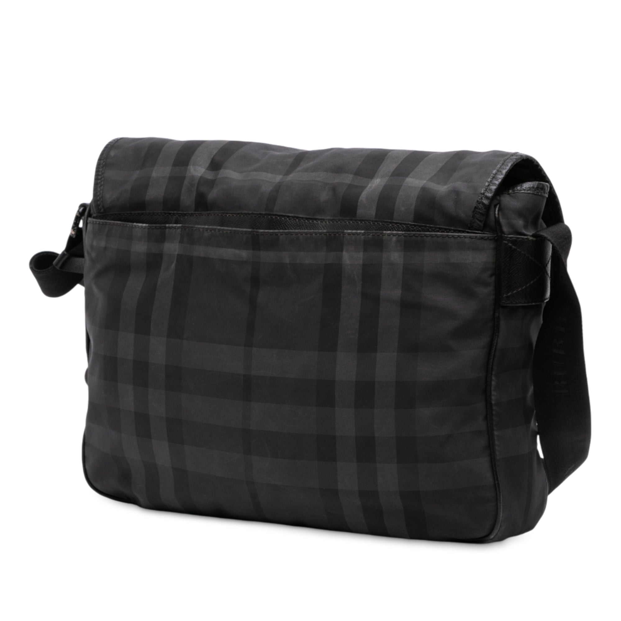Smoke Check Nylon Elgin Messenger Bag