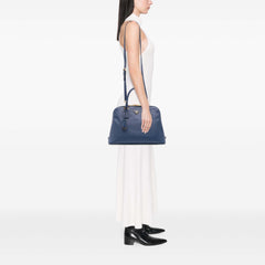 Medium Saffiano Lux Promenade Satchel