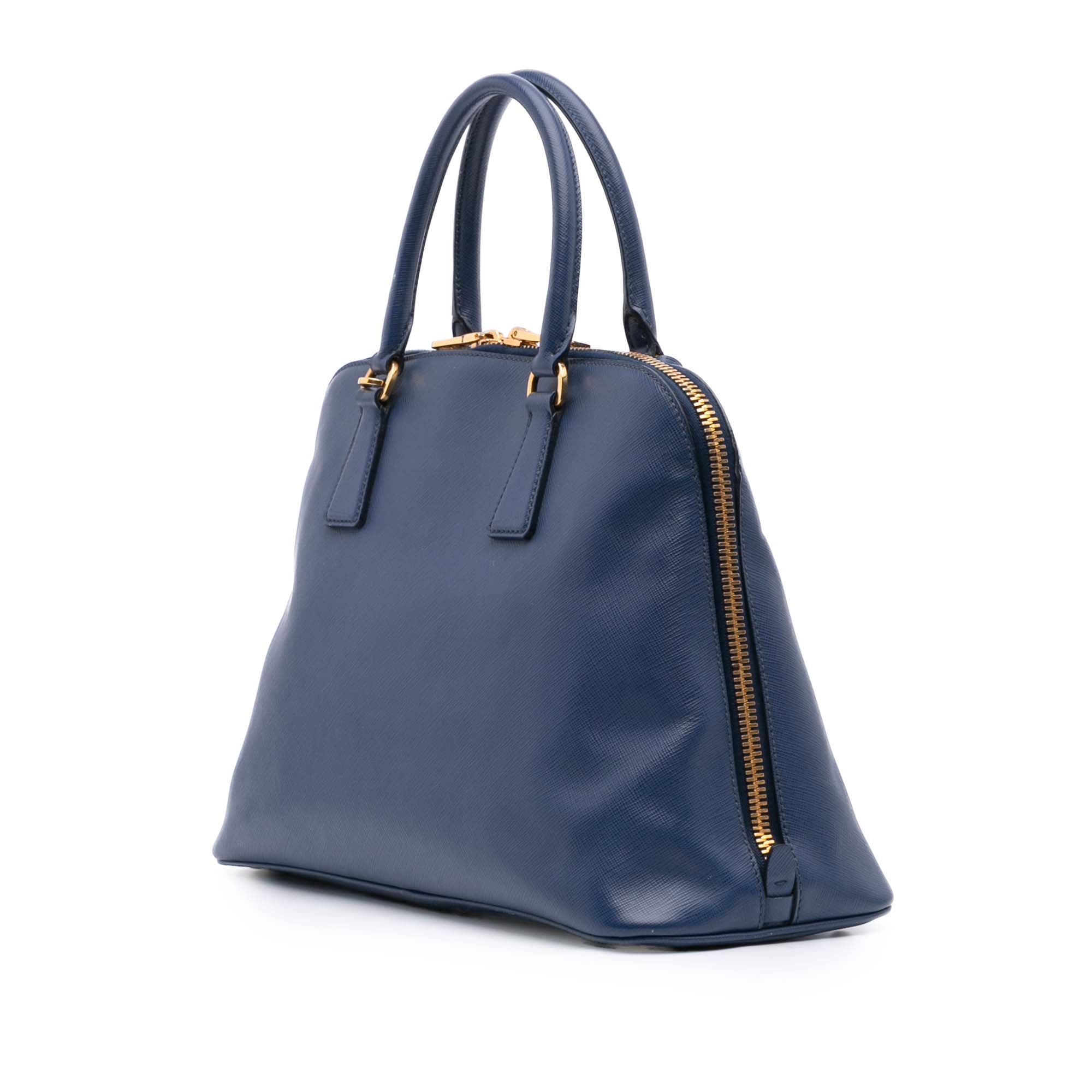 Medium Saffiano Lux Promenade Satchel