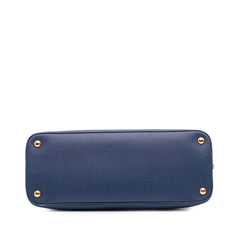 Medium Saffiano Lux Promenade Satchel