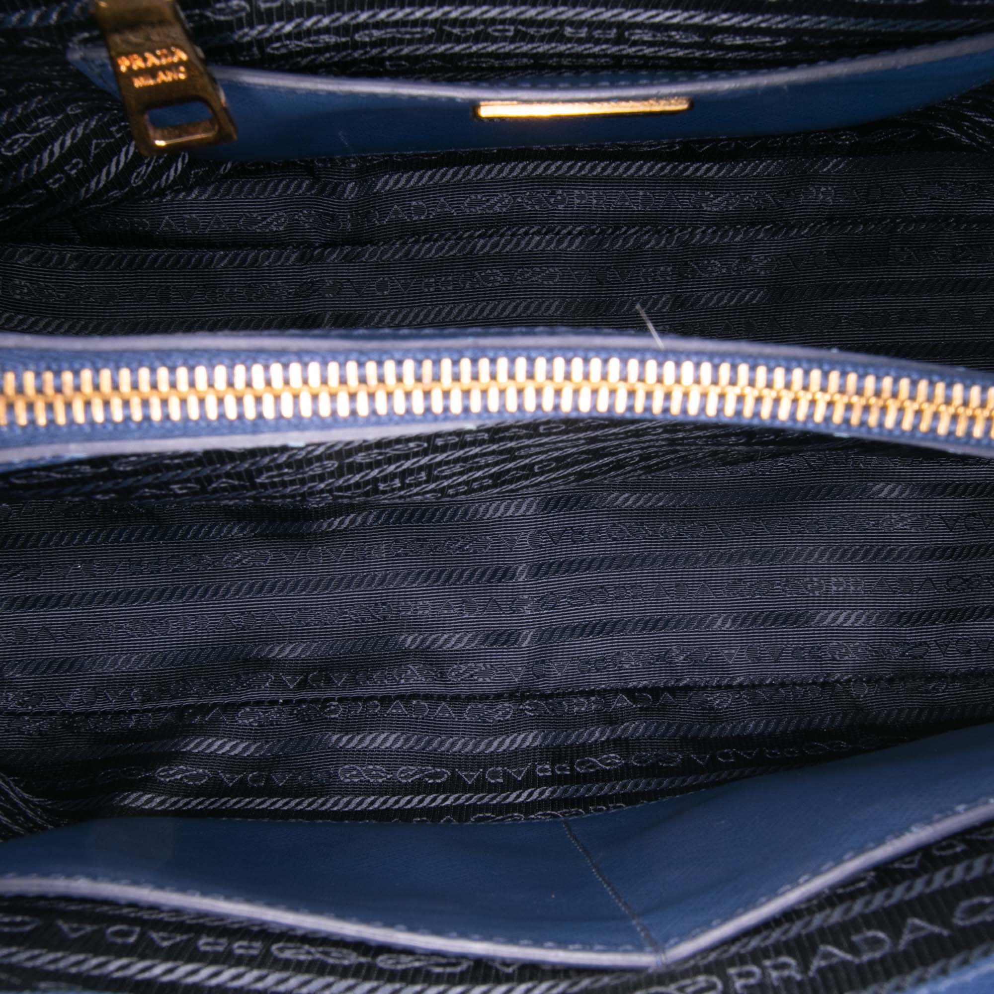 Medium Saffiano Lux Promenade Satchel