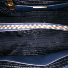 Medium Saffiano Lux Promenade Satchel