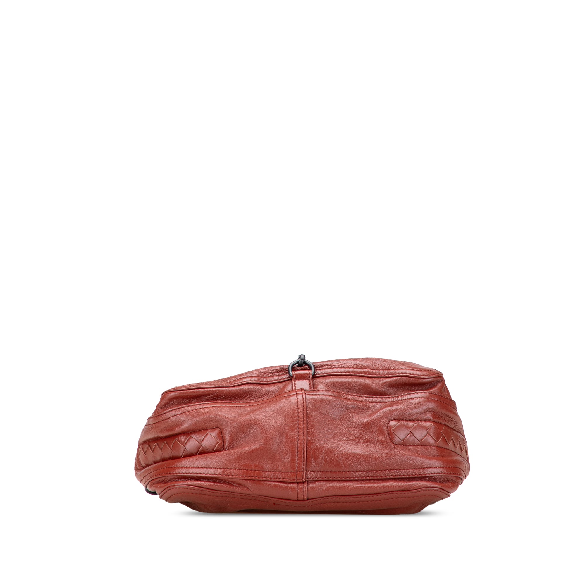 Intrecciato Trimmed Nappa Top Handle Bag