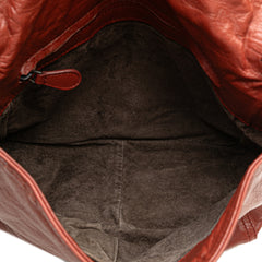 Intrecciato Trimmed Nappa Top Handle Bag