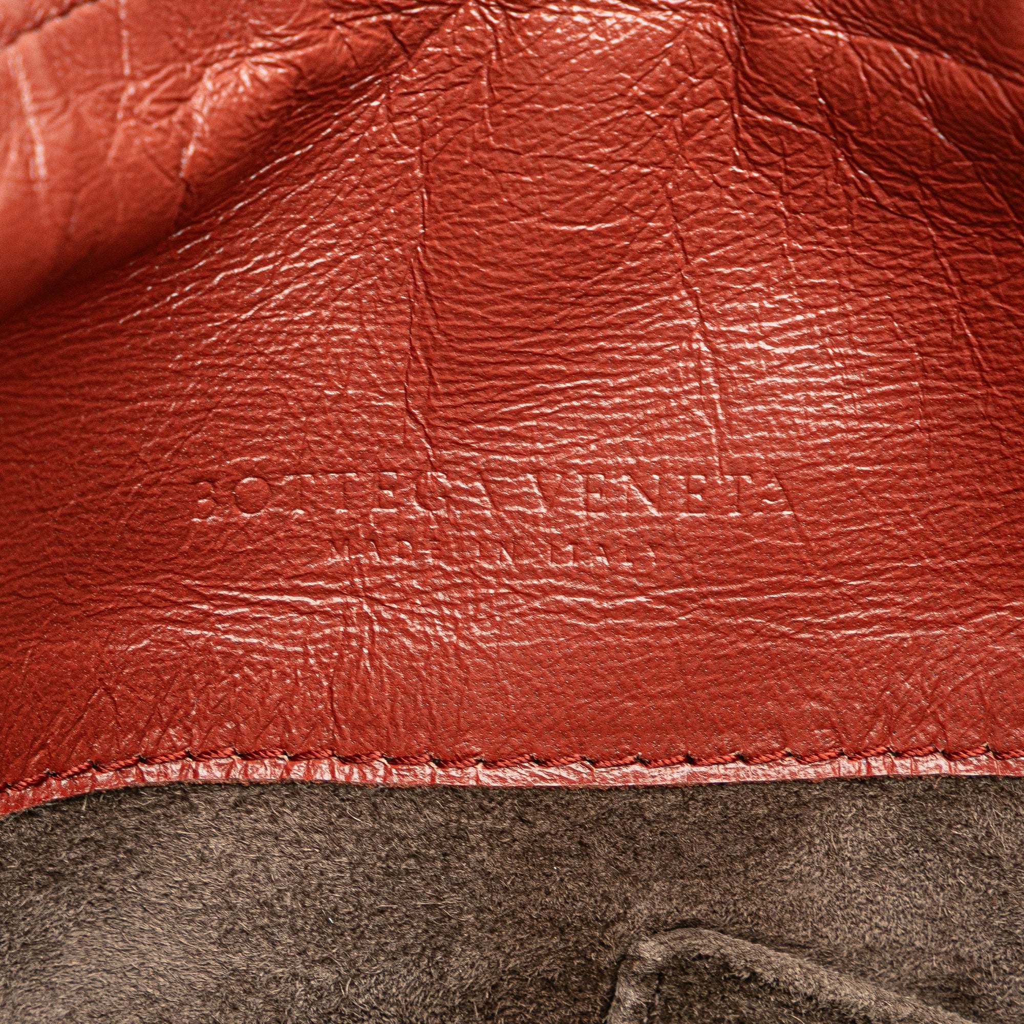 Intrecciato Trimmed Nappa Top Handle Bag