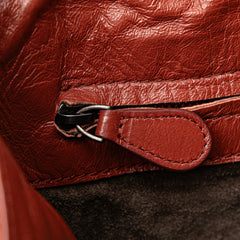 Intrecciato Trimmed Nappa Top Handle Bag