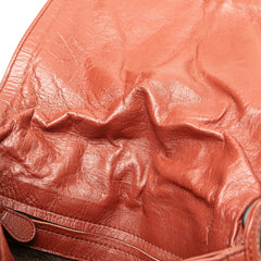 Intrecciato Trimmed Nappa Top Handle Bag