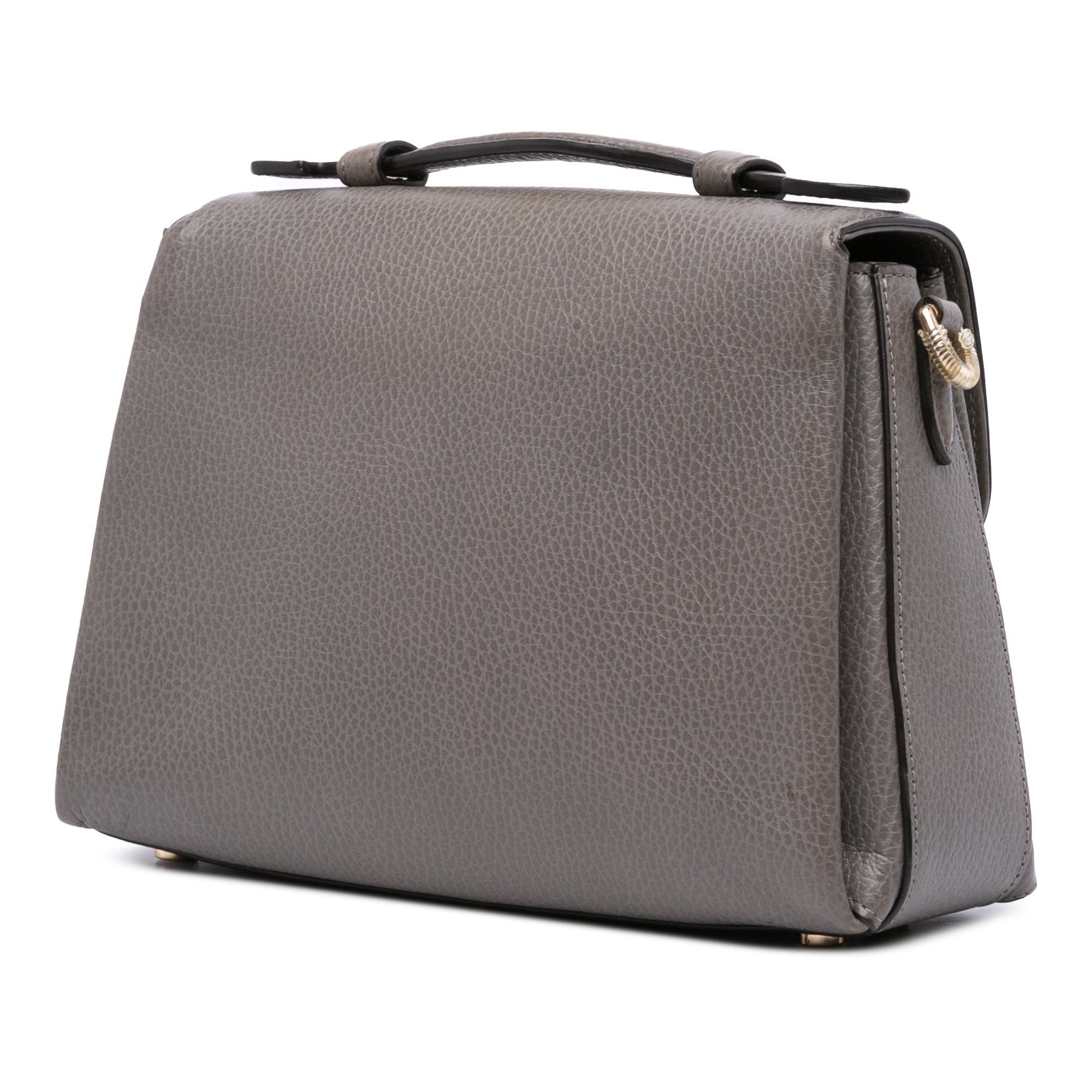Small Dollar Calf Interlocking G Top Handle