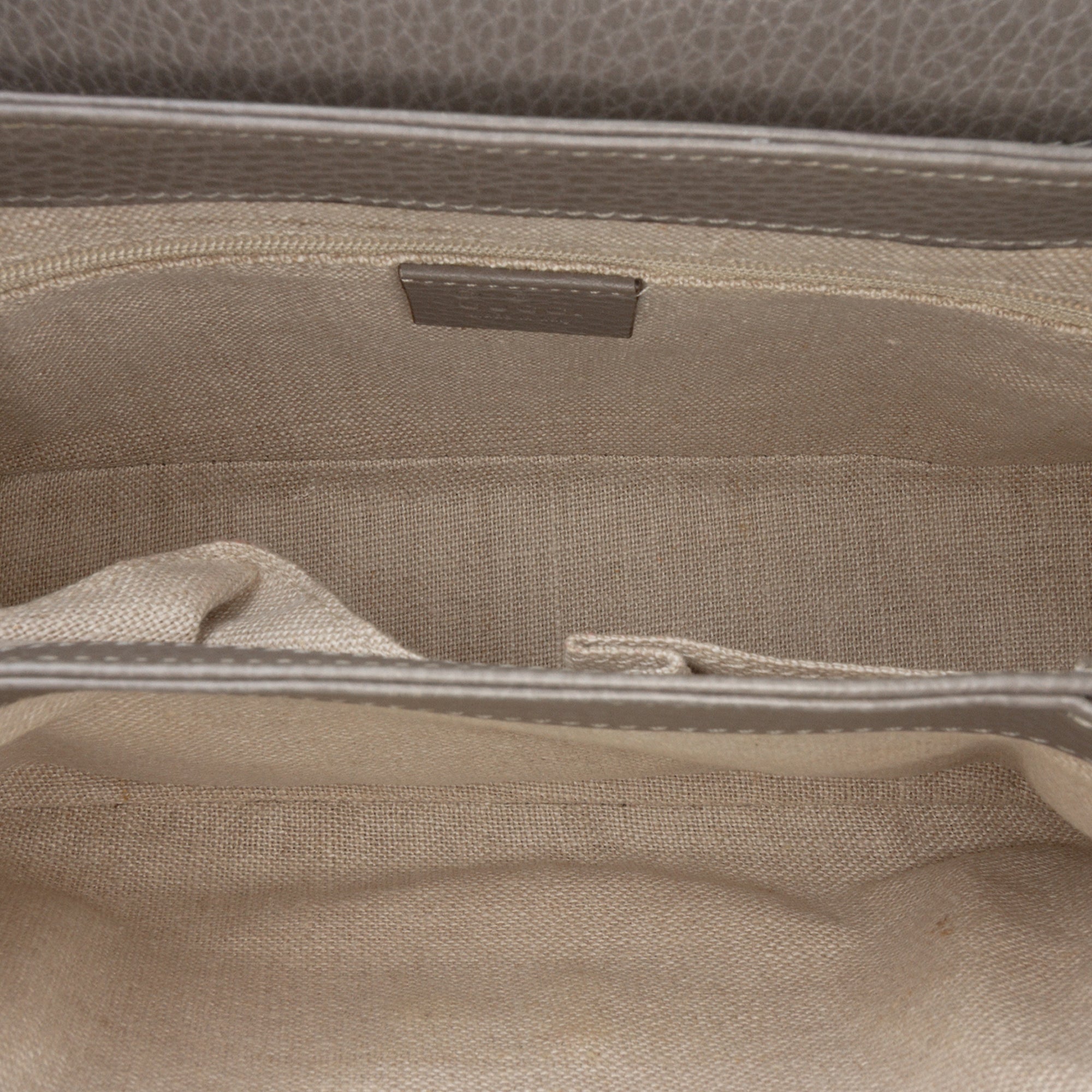 Small Dollar Calf Interlocking G Top Handle