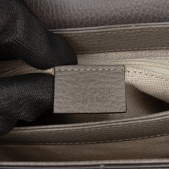 Small Dollar Calf Interlocking G Top Handle