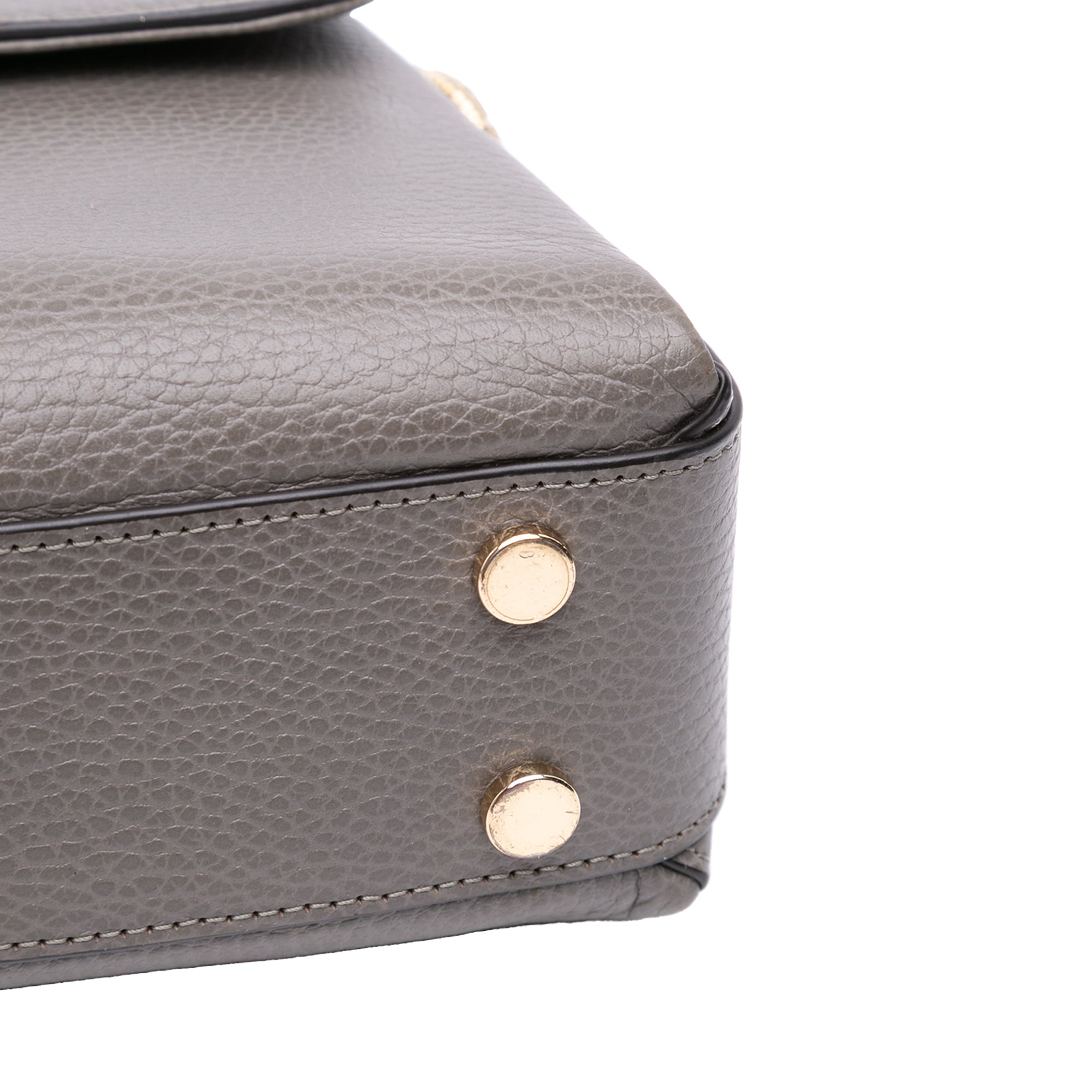 Small Dollar Calf Interlocking G Top Handle