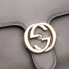 Small Dollar Calf Interlocking G Top Handle