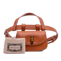 Mini Leather Bamboo 1947 Belt Bag