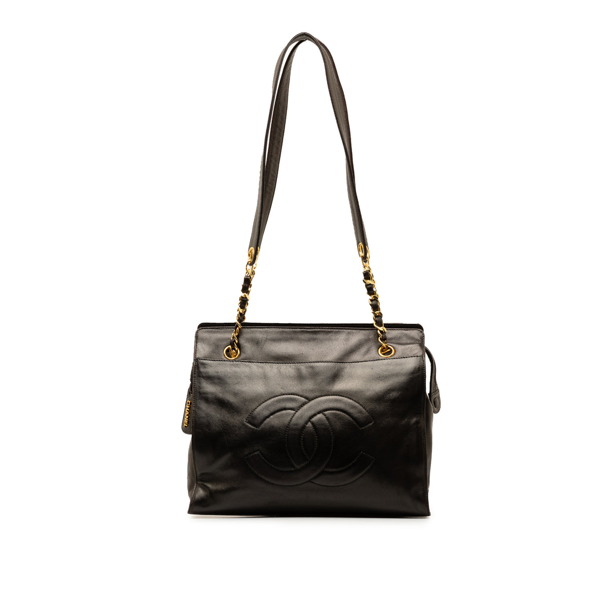 CC Lambskin Chain Tote_0