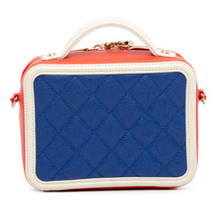 Small Tricolor Caviar CC Filigree Vanity Case_4