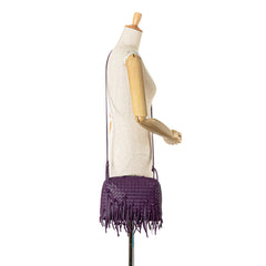 Intrecciato Fringe Nodini Crossbody