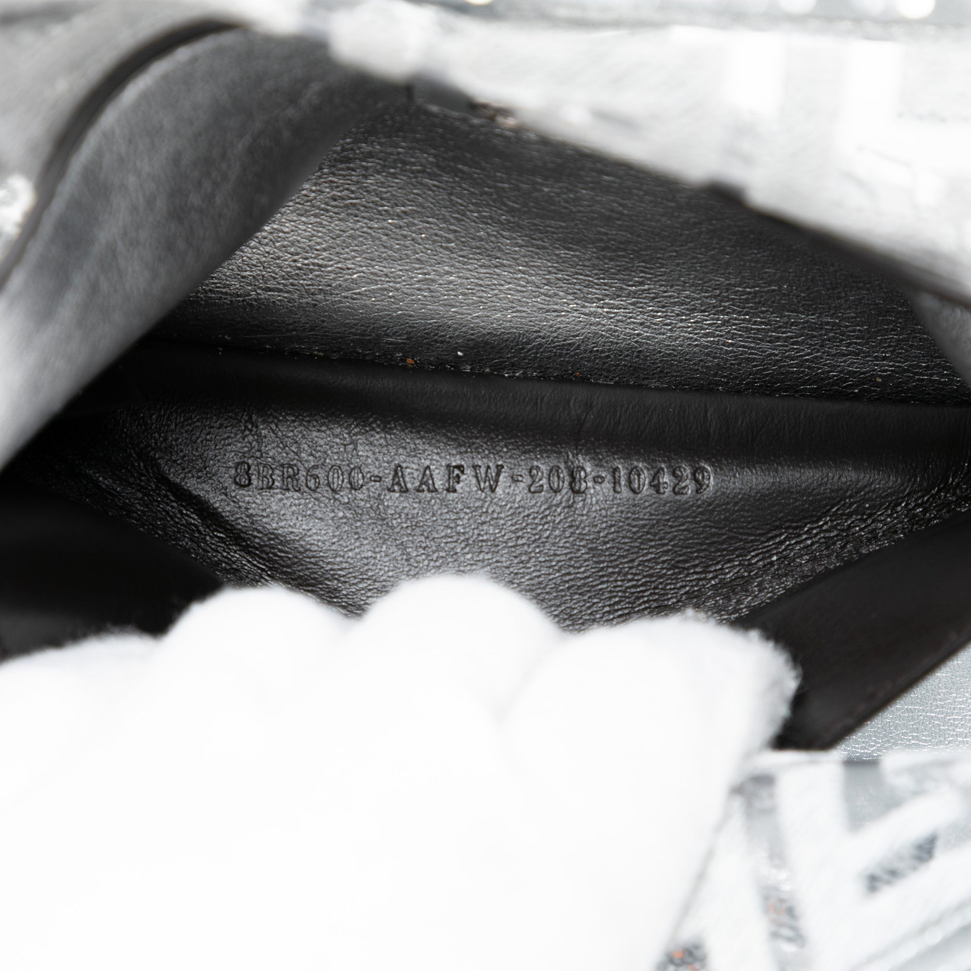 Nicki Minaj Medium Sequined PVC FF 1974 Baguette Satchel