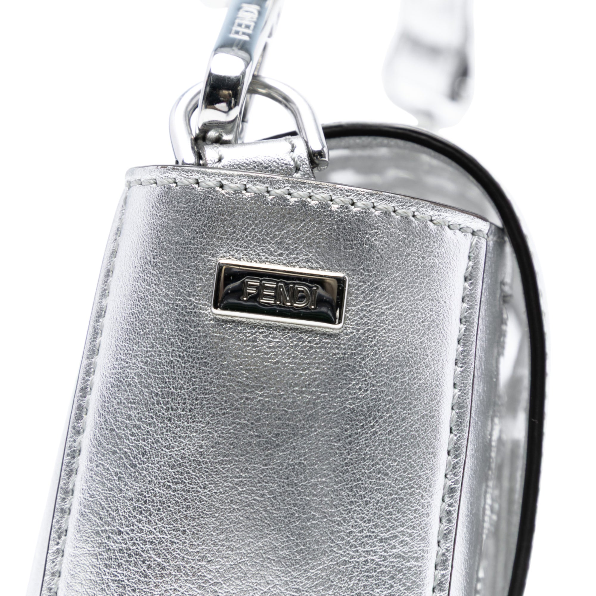 Nicki Minaj Medium Sequined PVC FF 1974 Baguette Satchel