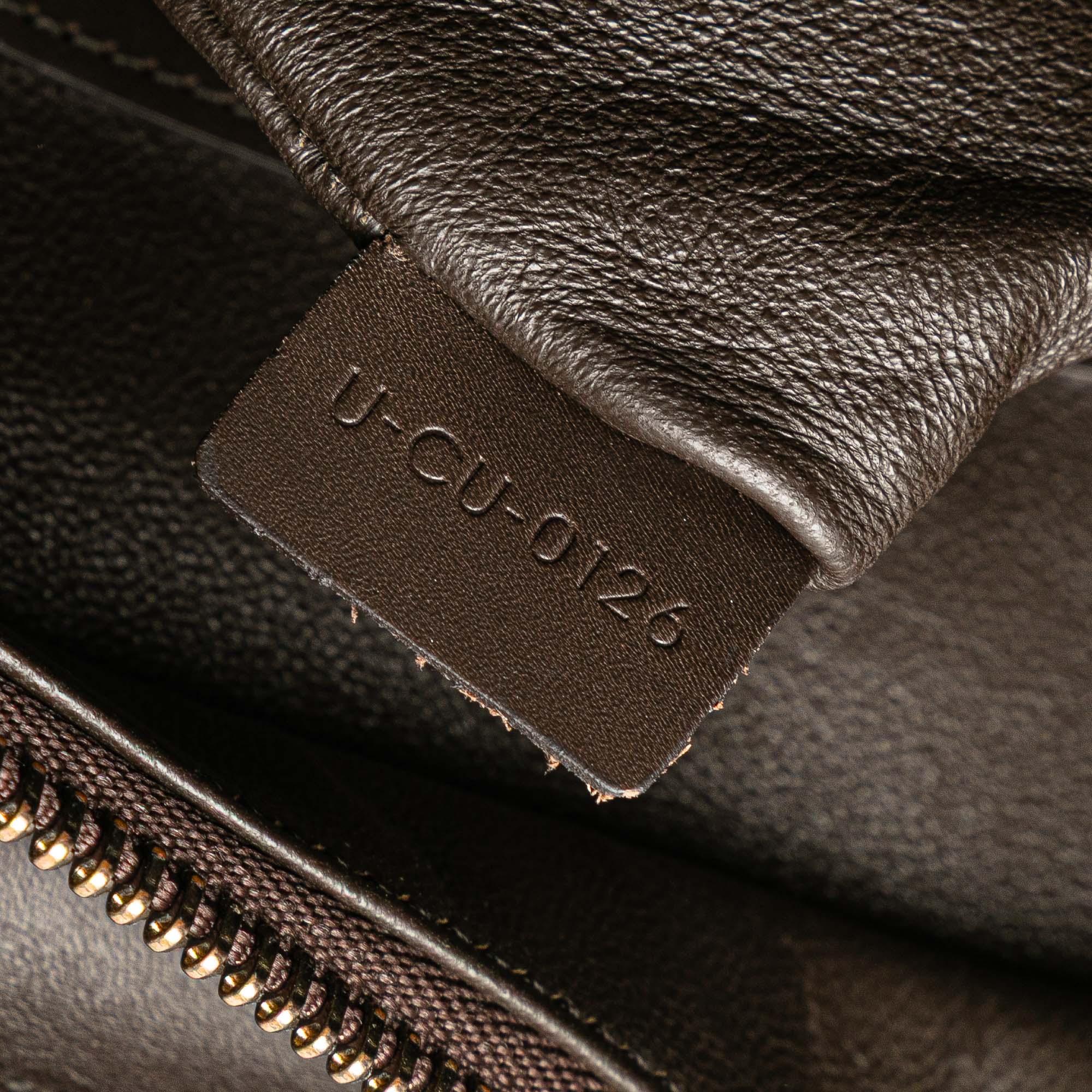 Micro Tricolor Nubuck and Calfskin Luggage Tote