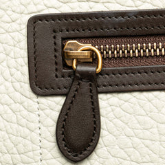 Micro Tricolor Nubuck and Calfskin Luggage Tote