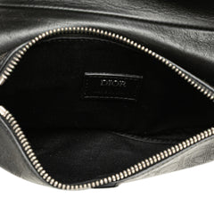 Oblique Perforated Calfskin Galaxy Saddle Bag