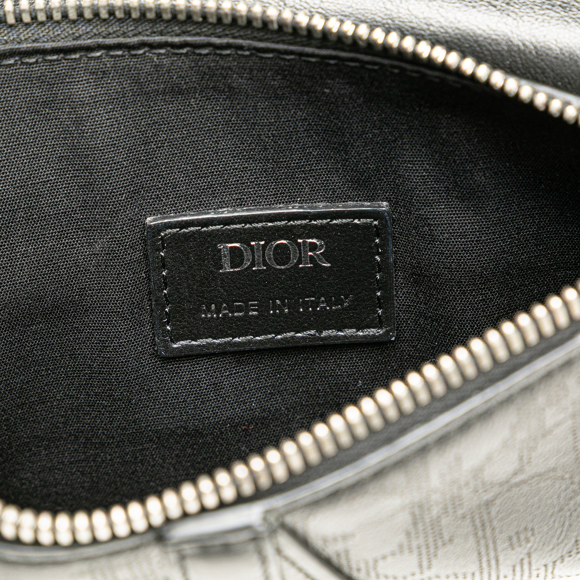 Oblique Perforated Calfskin Galaxy Saddle Bag