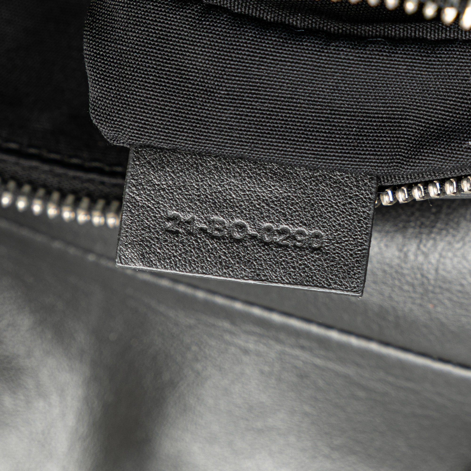 Oblique Perforated Calfskin Galaxy Saddle Bag