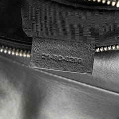Oblique Perforated Calfskin Galaxy Saddle Bag