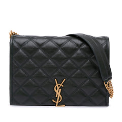 Small Quilted Lambskin Becky Chain Shoulder Bag